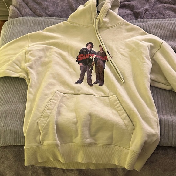 Neon Yellow/Green Superbad Hoodie - Picture 1 of 3